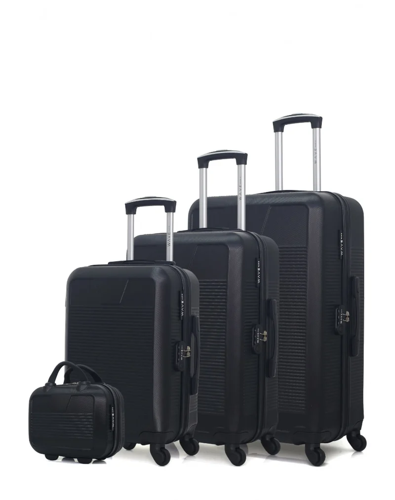 WAVE PARIS - 4er-Set: Hartschalenkoffer SELANGA-C