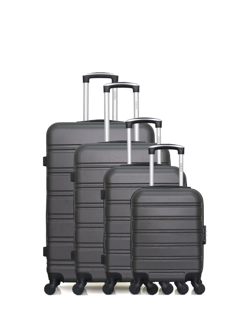 HERO – 4er-Set: Hartschalenkoffer RENOSO M