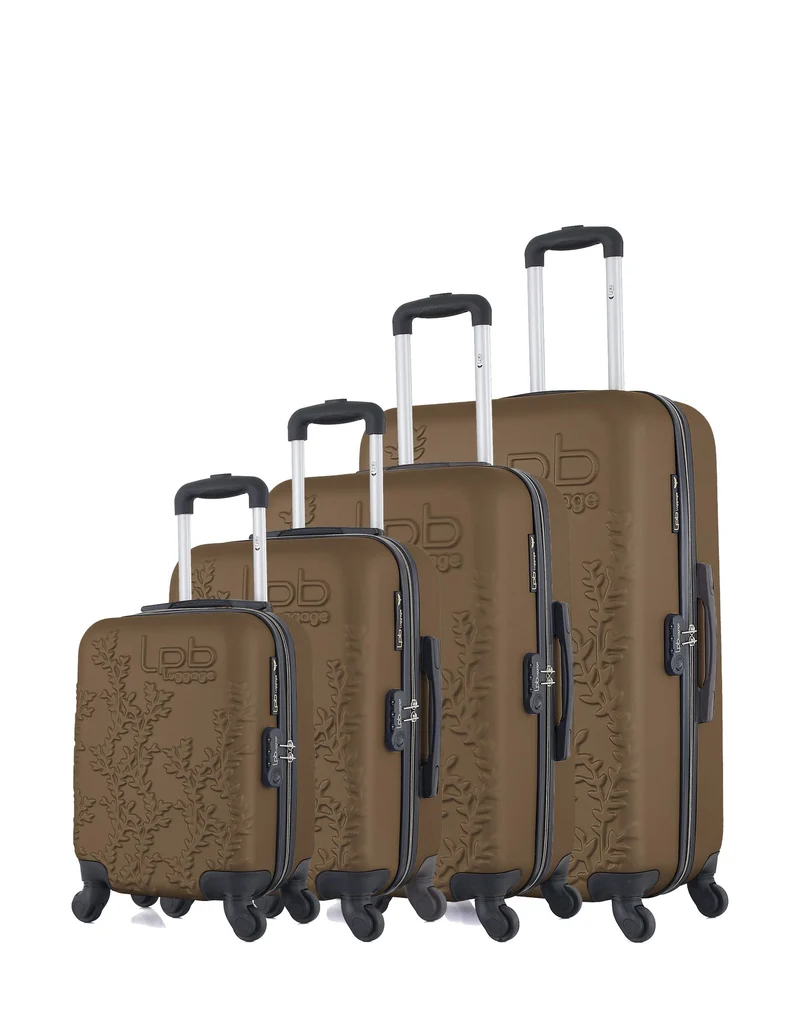LPB LUGGAGE - 4er-Set: Hartschalenkoffer NAÏS-M
