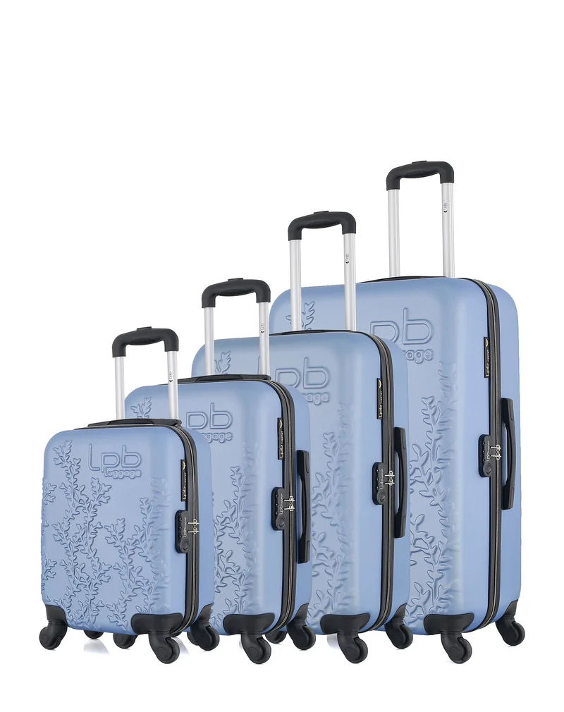 LPB LUGGAGE - 4er-Set: Hartschalenkoffer NAÏS-M
