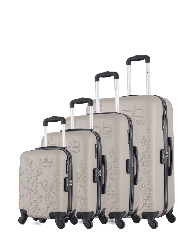 LPB LUGGAGE - 4er-Set: Hartschalenkoffer NAÏS-M