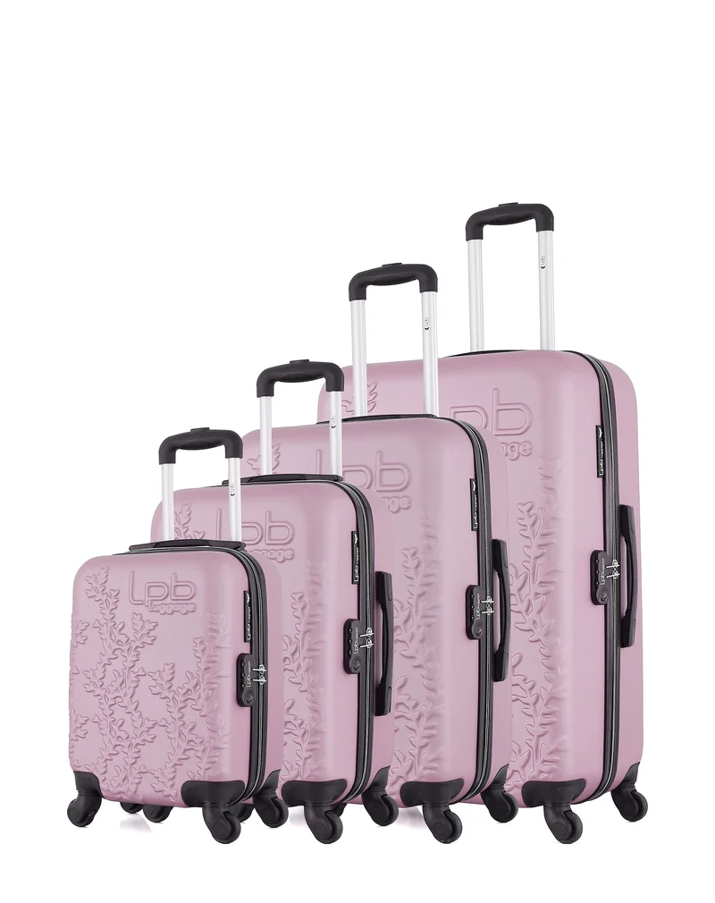 LPB LUGGAGE - 4er-Set: Hartschalenkoffer NAÏS-M