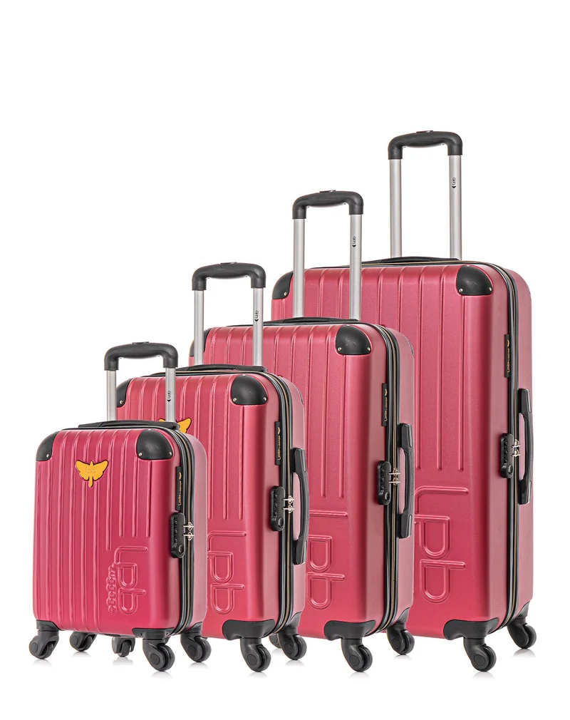 LPB LUGGAGE - 4er-Set: Hartschalenkoffer MARIANNE-M