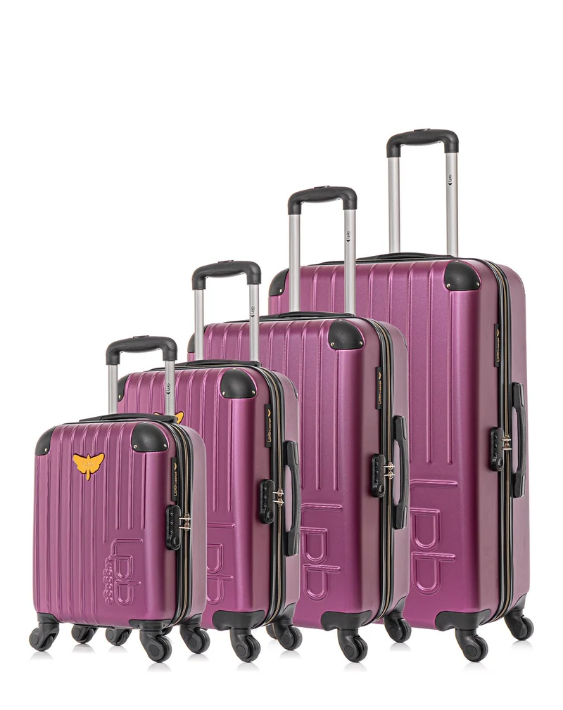 LPB LUGGAGE - 4er-Set: Hartschalenkoffer MARIANNE-M