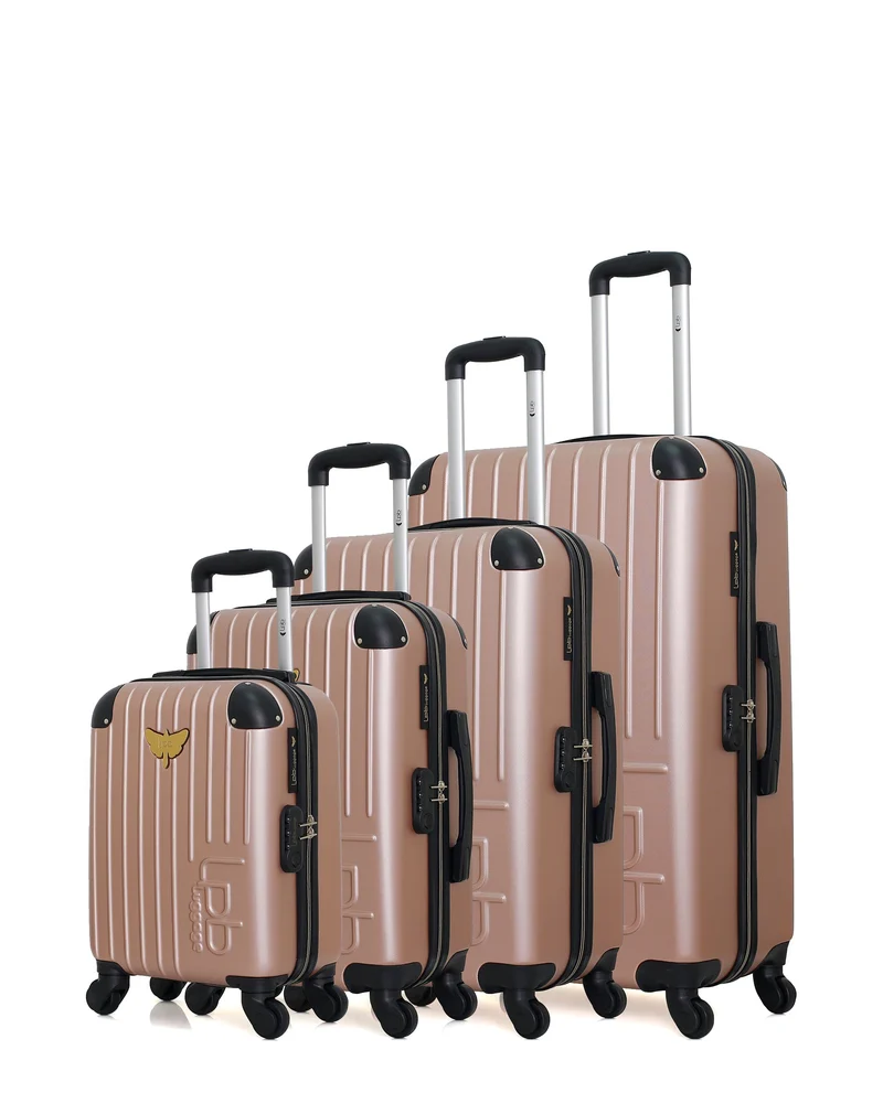 LPB LUGGAGE - 4er-Set: Hartschalenkoffer MARIANNE-M