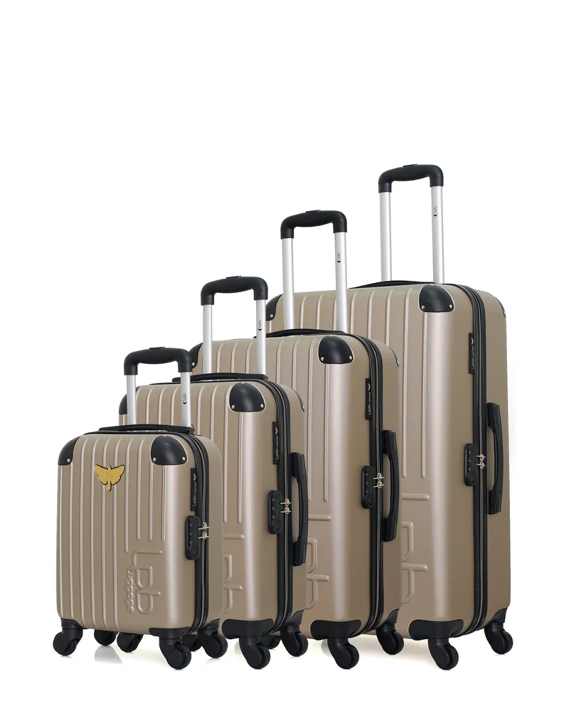 LPB LUGGAGE - 4er-Set: Hartschalenkoffer MARIANNE-M