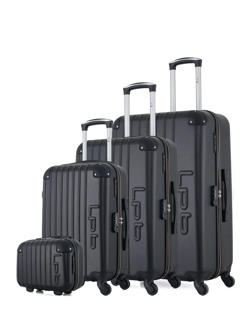 LPB LUGGAGE - 4er-Set: Hartschalenkoffer HAMBOURG-C