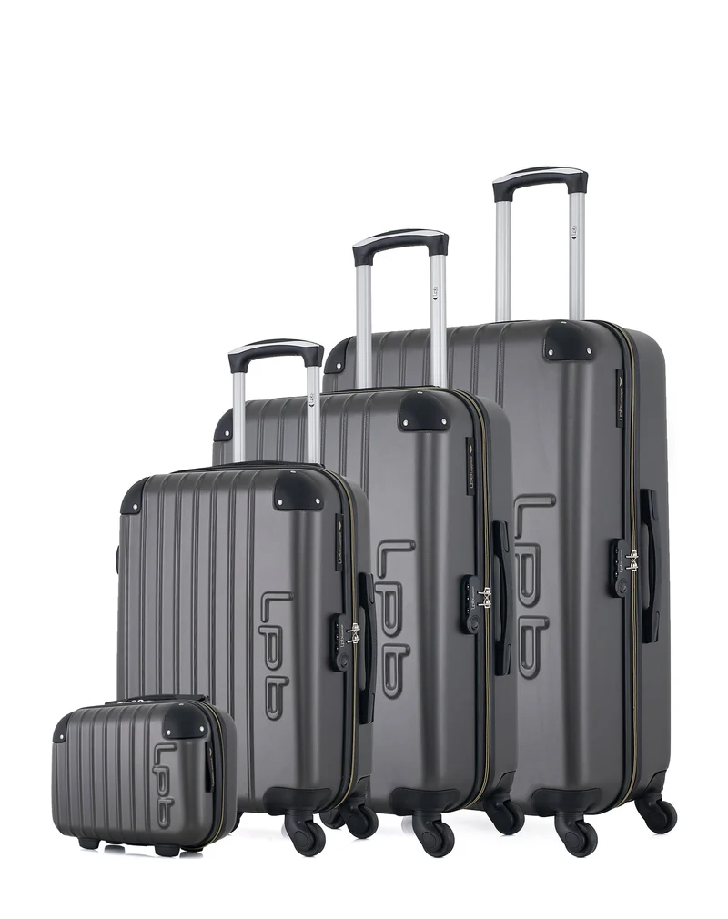 LPB LUGGAGE - 4er-Set: Hartschalenkoffer HAMBOURG-C