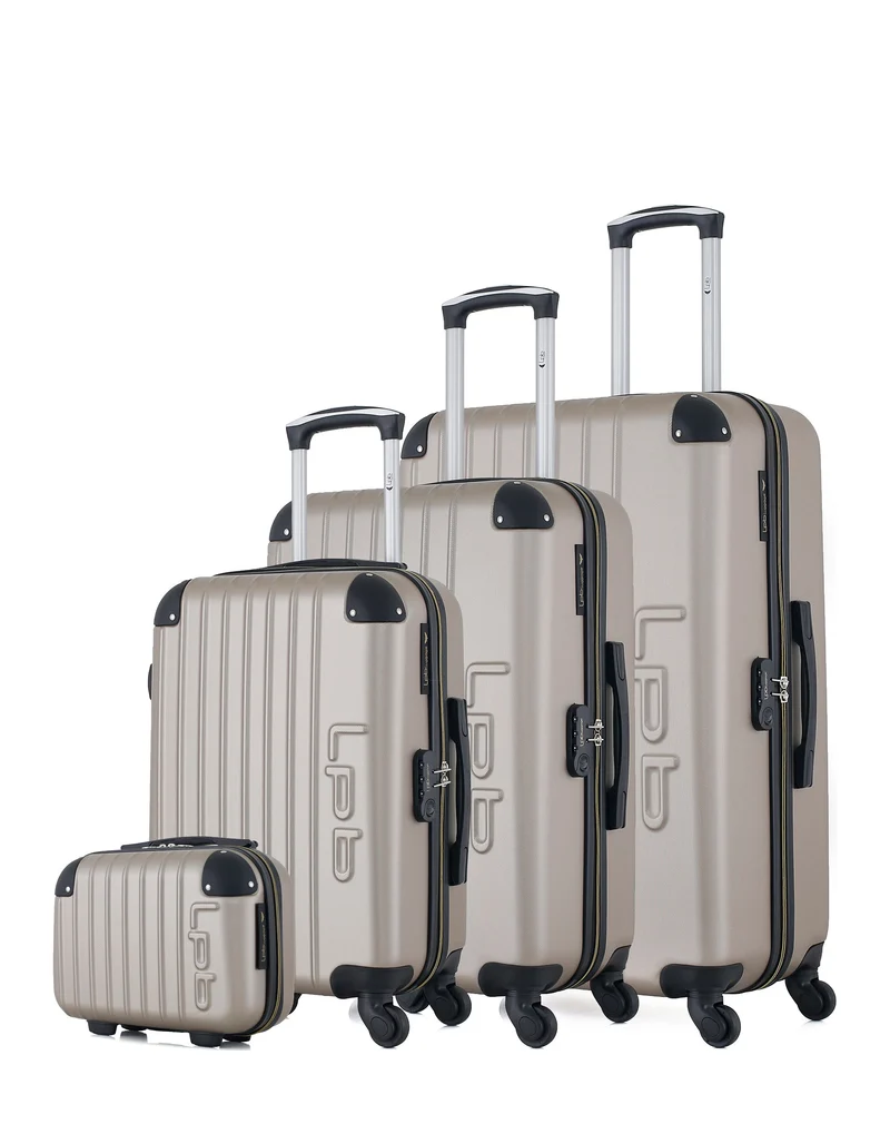 LPB LUGGAGE - 4er-Set: Hartschalenkoffer HAMBOURG-C