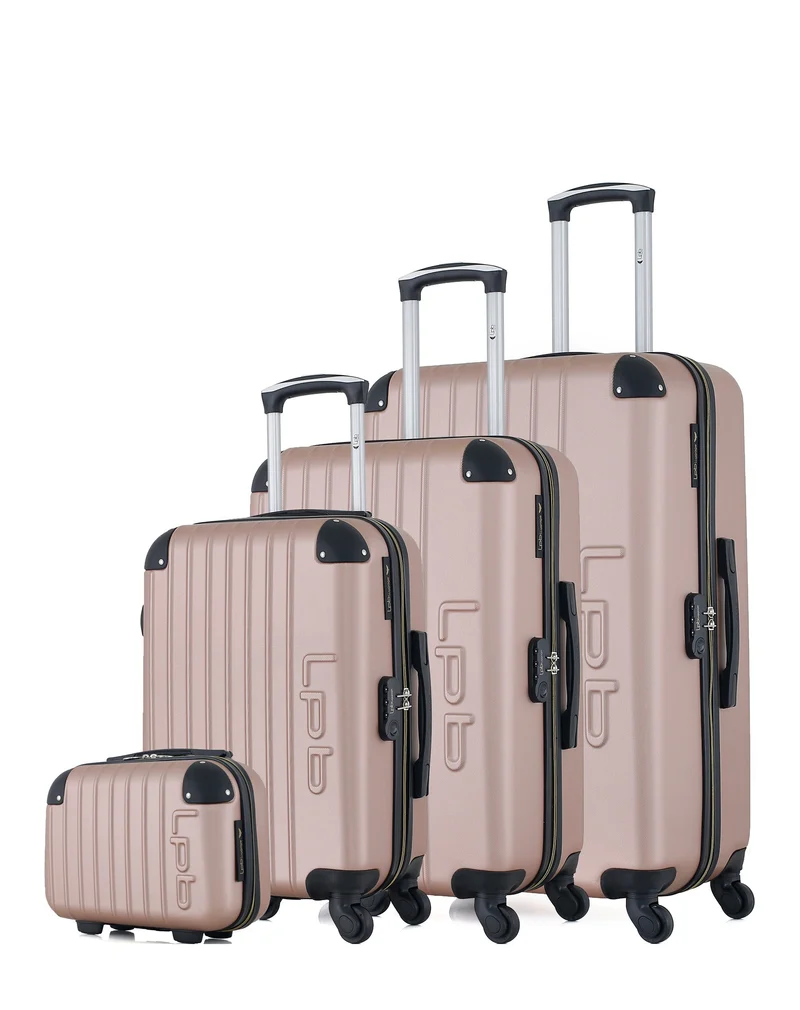 LPB LUGGAGE - 4er-Set: Hartschalenkoffer HAMBOURG-C