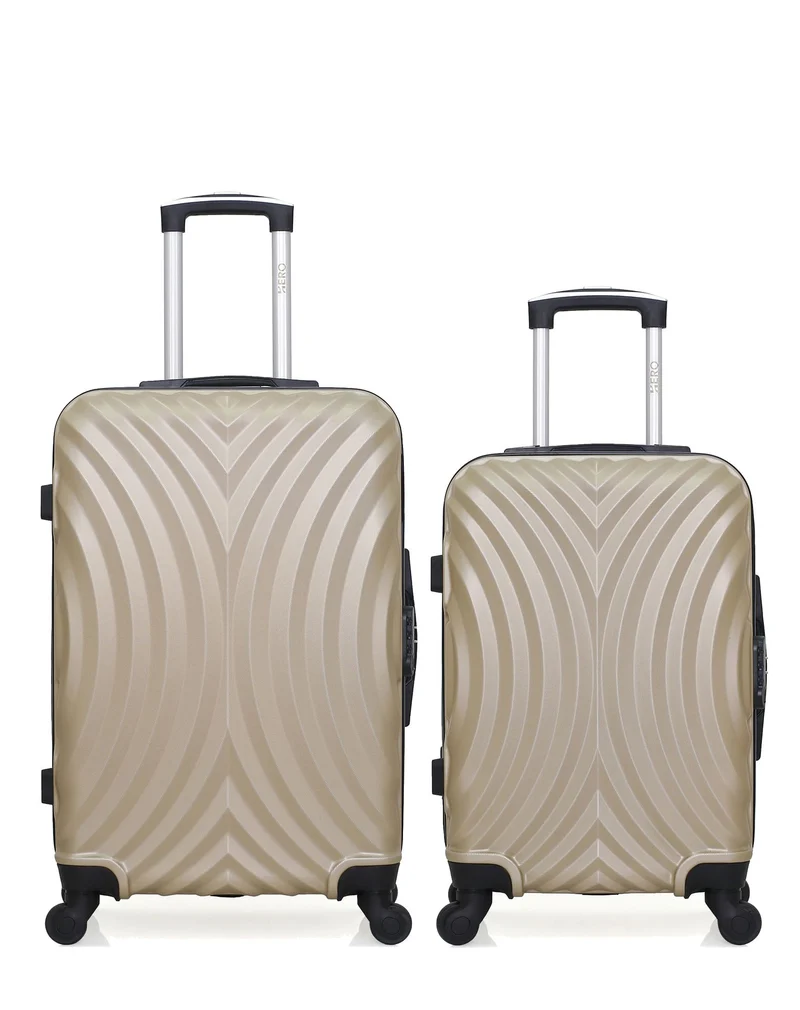 HERO – 2er-Pack: Mittelgroßer Koffer und Handgepäck LAGOS