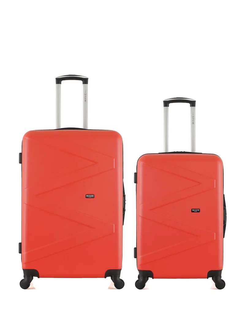 WAVE PARIS - 2er-Pack: Großer Koffer und mittelgroßer Koffer AMAZONE