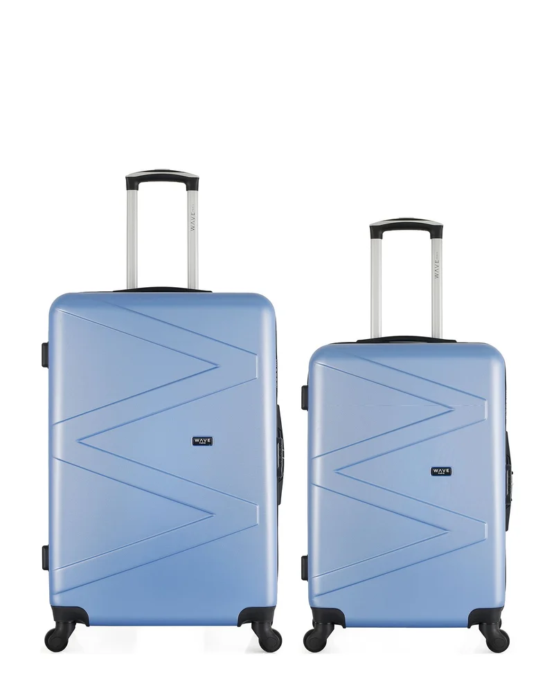 WAVE PARIS - 2er-Pack: Großer Koffer und mittelgroßer Koffer AMAZONE