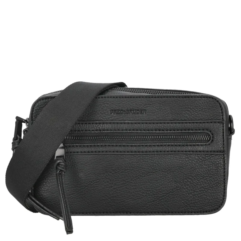 FREDsBRUDER Deep Dark - Umhängetasche 22 cm (black/black)