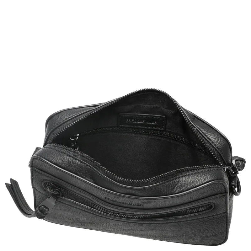 FREDsBRUDER Deep Dark - Umhängetasche 22 cm (black/black)