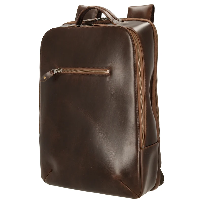 Buckle & Seam Leon - Rucksack 15" 41 cm (brown/dots)