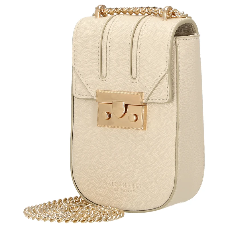 Seidenfelt Roros Mobile - Umhängetasche 18 cm (beige/gold)