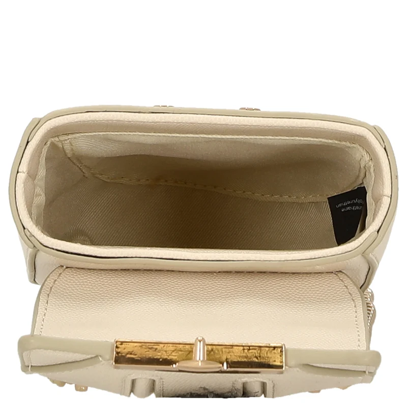 Seidenfelt Roros Mobile - Umhängetasche 18 cm (beige/gold)