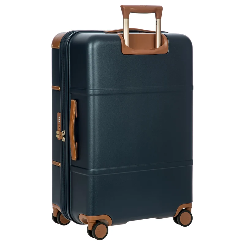 Brics Bellagio - 4-Rollen-Trolley 70.5 cm erw. recycelt (blue/tan)