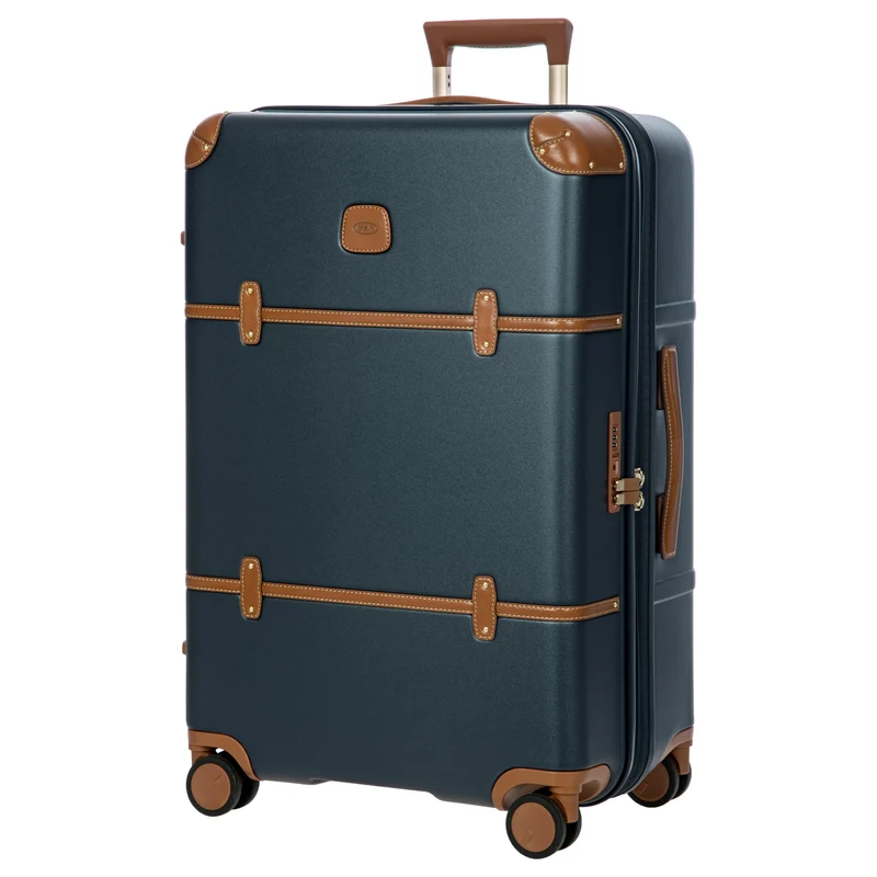 Brics Bellagio - 4-Rollen-Trolley 70.5 cm erw. recycelt (blue/tan)