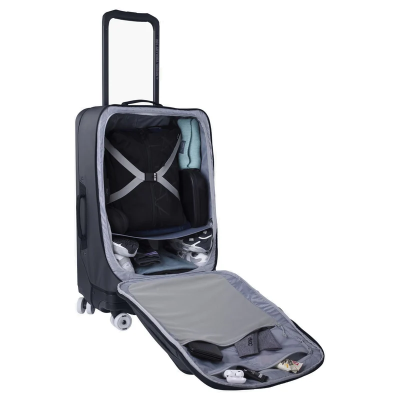 Evoc 4-Wheel Trolley 100 - 4-Rollen-Trolley L 73 cm (carbon grey-black)