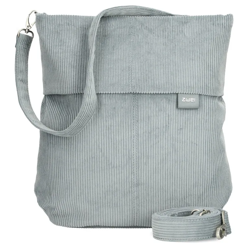 zwei Mademoiselle M12 - Schultertasche 32 cm (cord-sage)