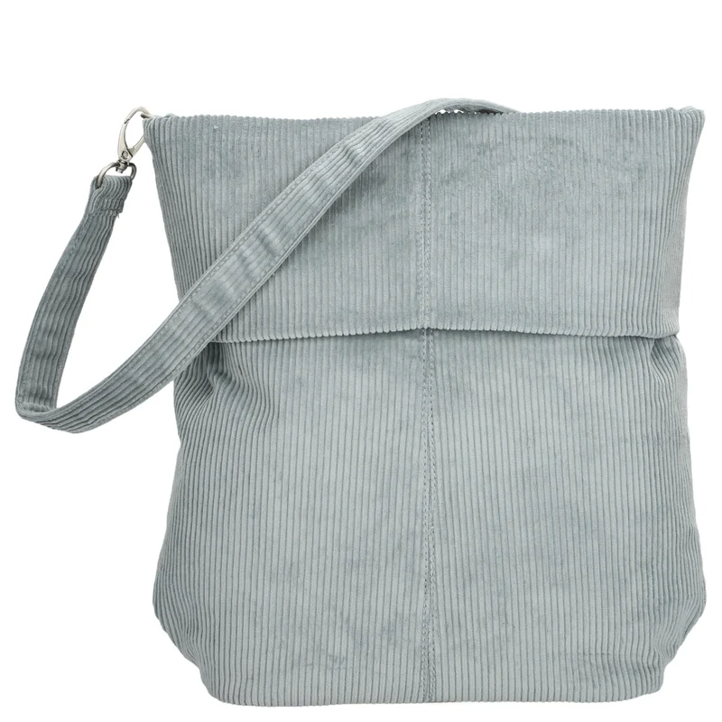 zwei Mademoiselle M12 - Schultertasche 32 cm (cord-sage)