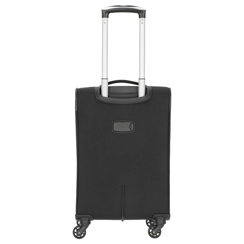 D&N Travel Line 6804 - 4-Rollen-Kabinentrolley S 55 cm (schwarz)