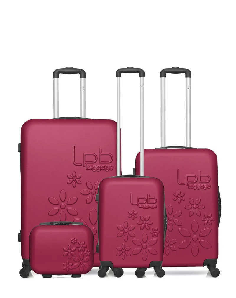 LPB LUGGAGE - 4er-Set: Hartschalenkoffer ELEONOR-C