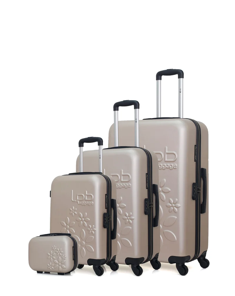 LPB LUGGAGE - 4er-Set: Hartschalenkoffer ELEONOR-C