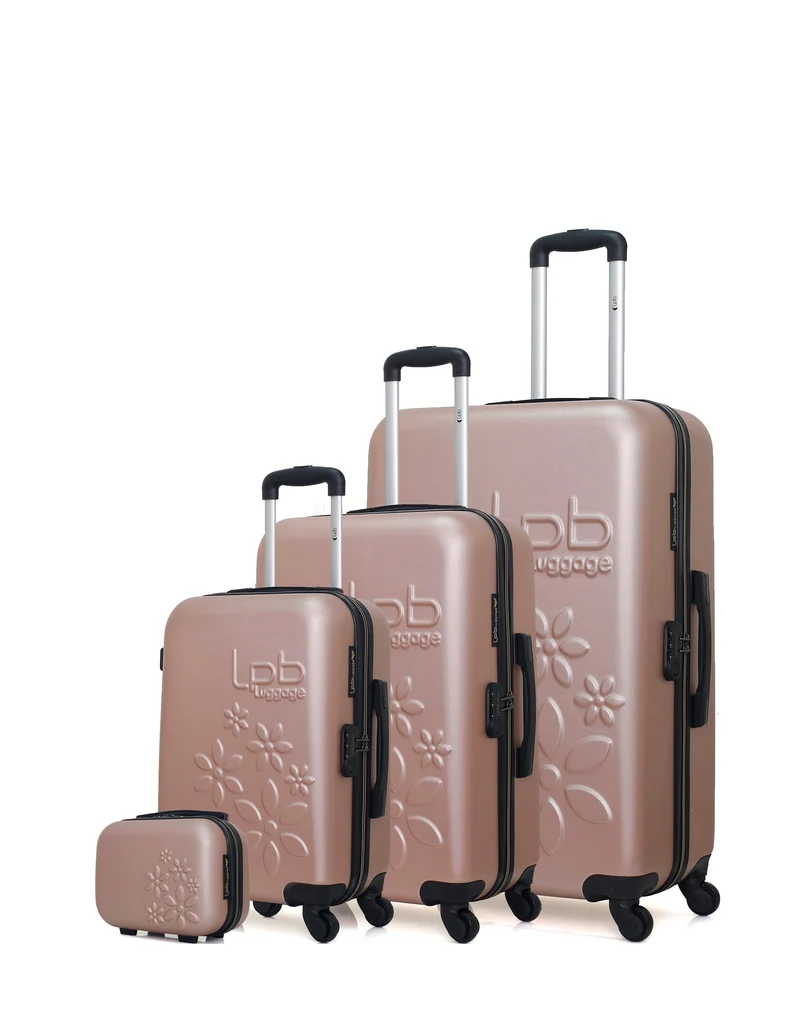 LPB LUGGAGE - 4er-Set: Hartschalenkoffer ELEONOR-C