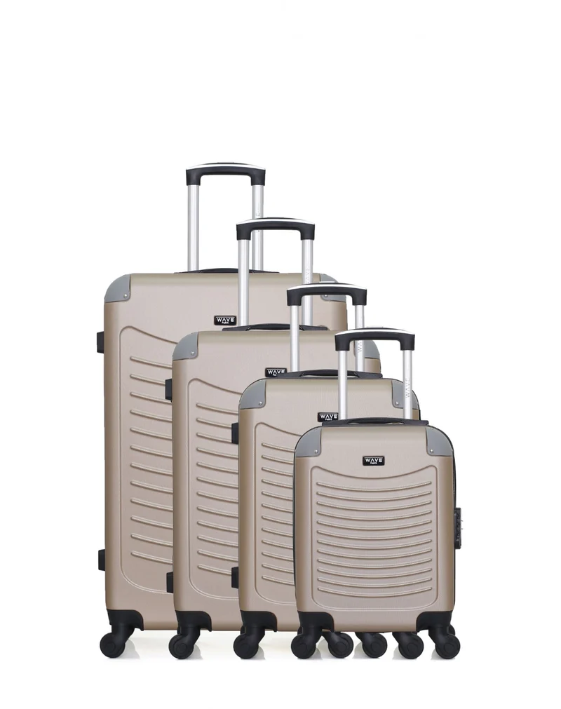 WAVE PARIS - 4er-Set: Hartschalenkoffer CONGO-M