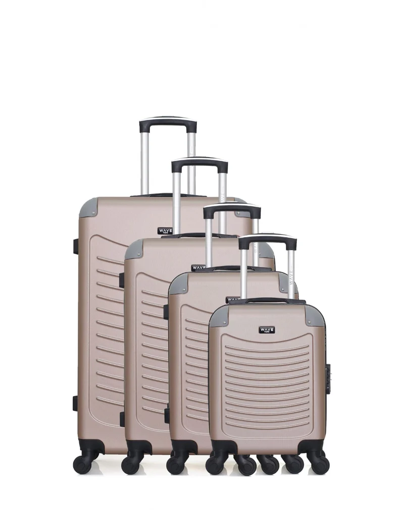 WAVE PARIS - 4er-Set: Hartschalenkoffer CONGO-M