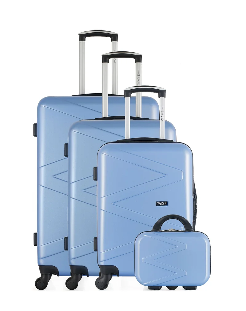 WAVE PARIS - 4er-Set: Hartschalenkoffer AMAZONE-C