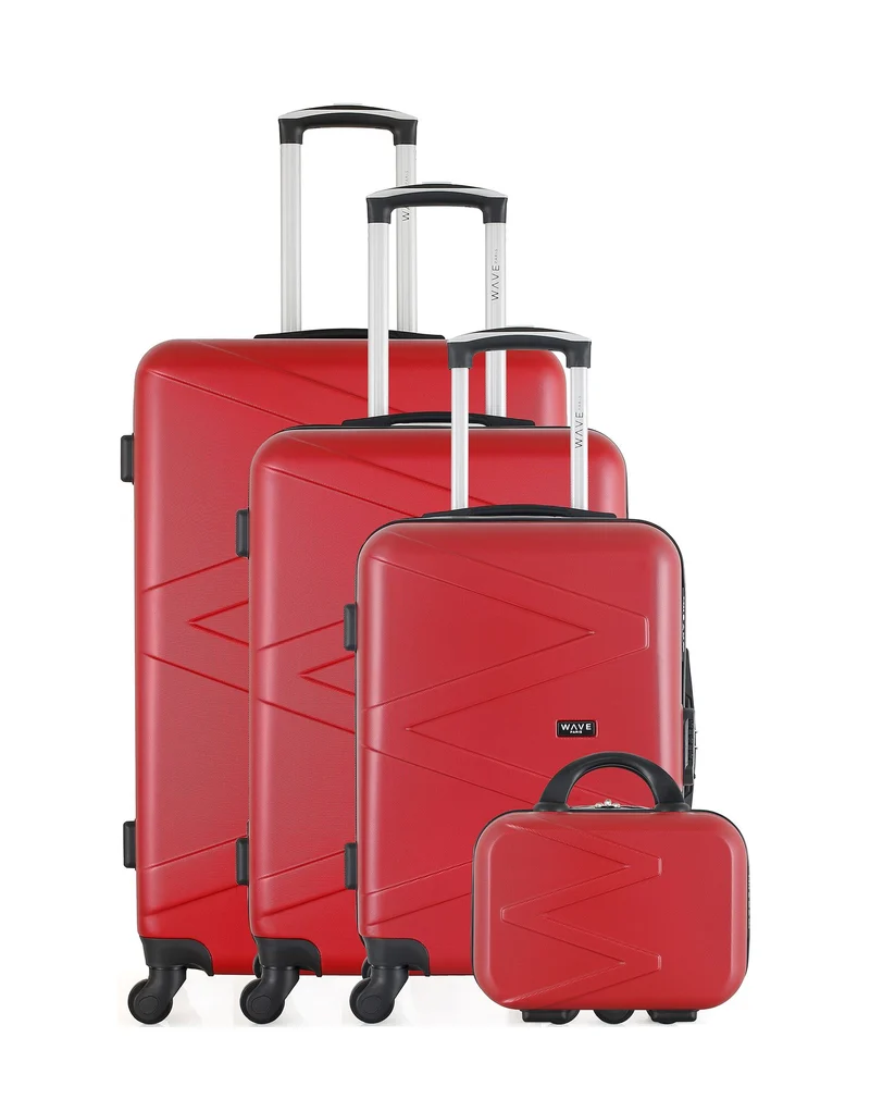 WAVE PARIS - 4er-Set: Hartschalenkoffer AMAZONE-C
