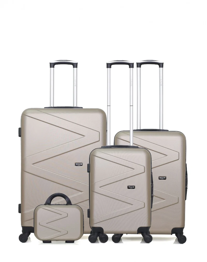 WAVE PARIS - 4er-Set: Hartschalenkoffer AMAZONE-C