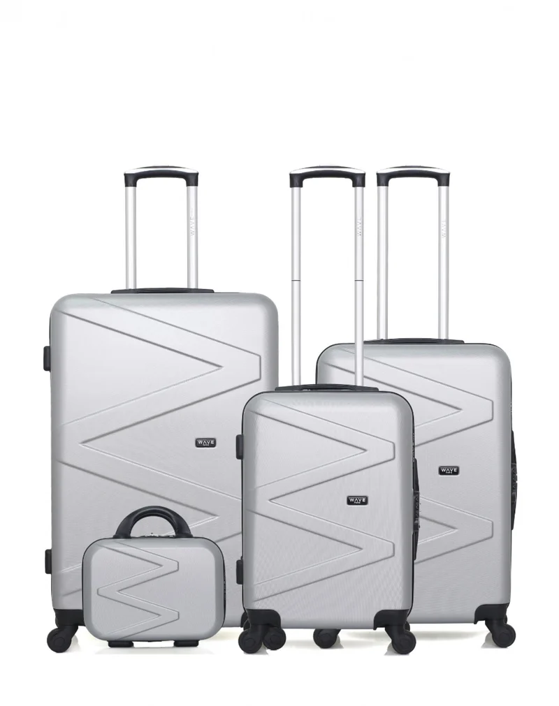 WAVE PARIS - 4er-Set: Hartschalenkoffer AMAZONE-C