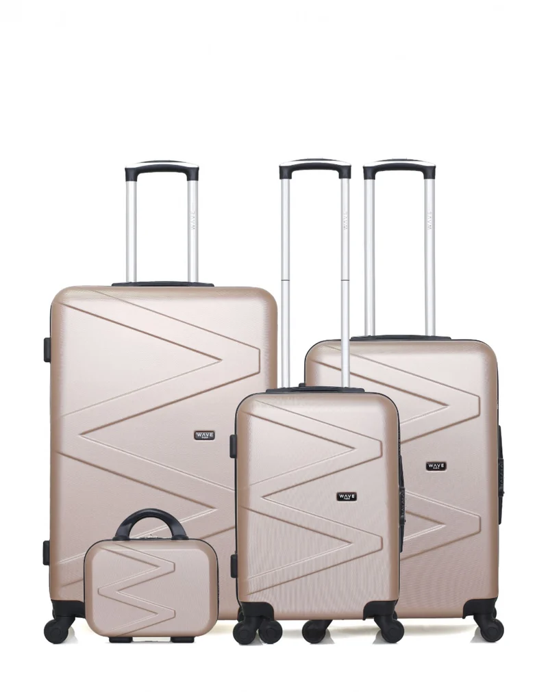 WAVE PARIS - 4er-Set: Hartschalenkoffer AMAZONE-C