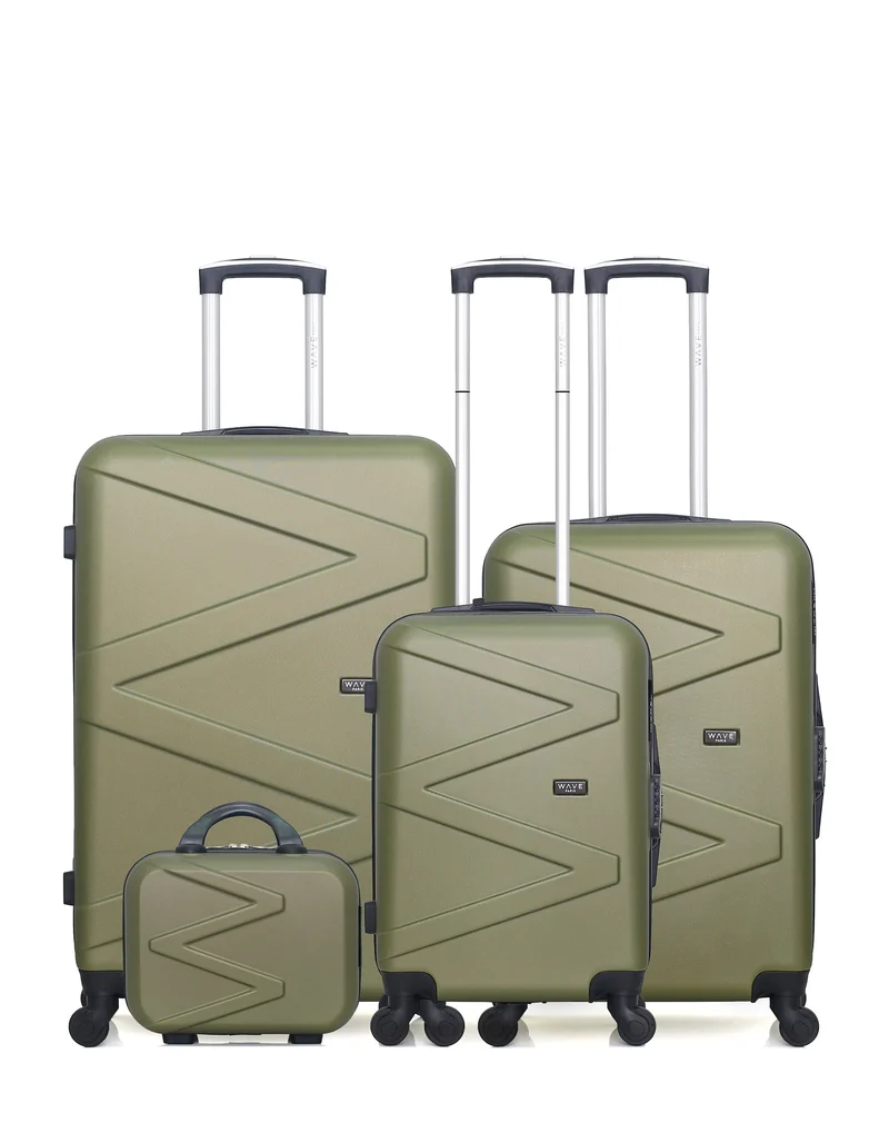 WAVE PARIS - 4er-Set: Hartschalenkoffer AMAZONE-C
