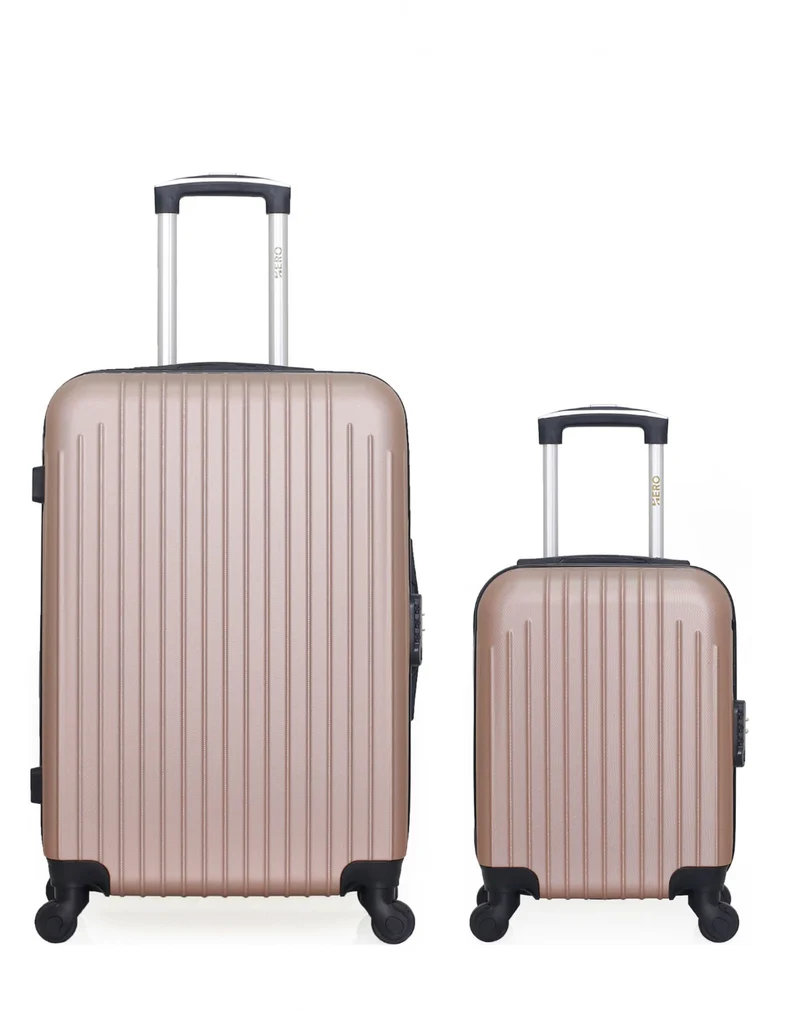 HERO – 2er-Pack: Mittelgroßer Koffer und Handgepäck XXS CARPATES