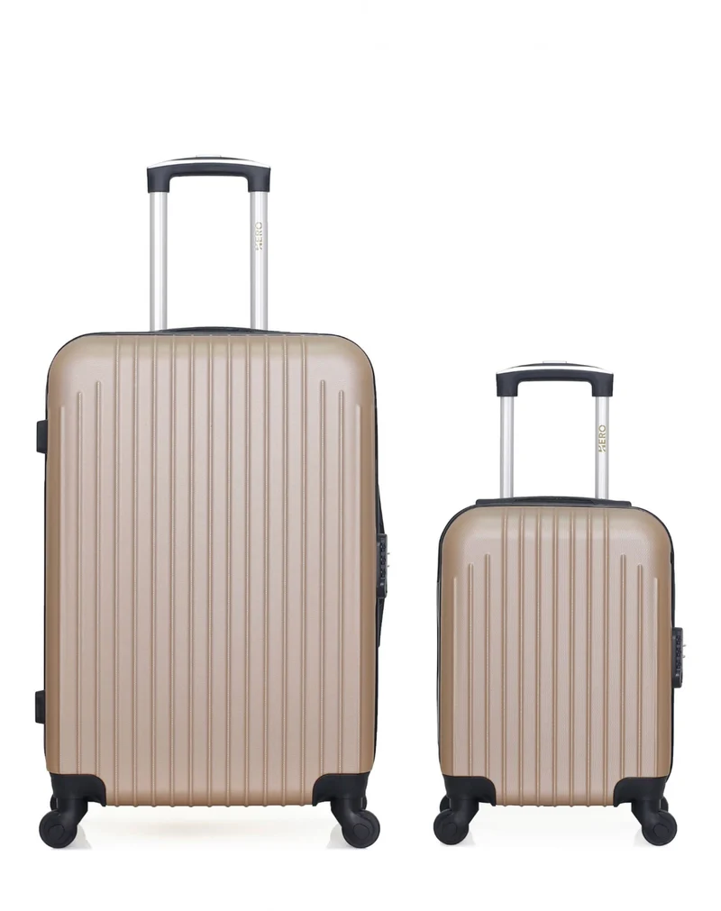 HERO – 2er-Pack: Mittelgroßer Koffer und Handgepäck XXS CARPATES