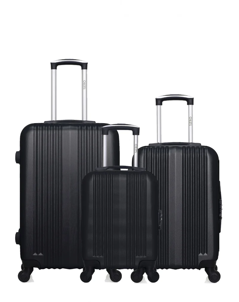 HERO – 3er-Pack: Mittelgroßer Koffer, Handgepäck und Handgepäck XXS LIPARI