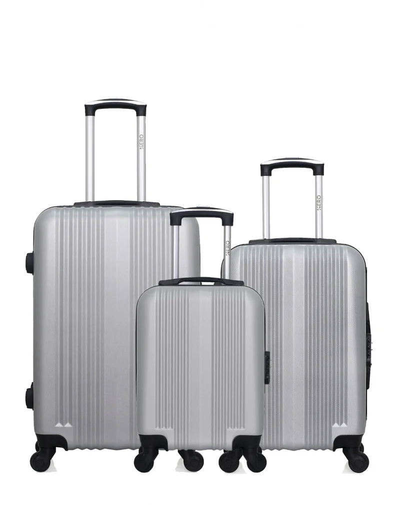 HERO – 3er-Pack: Mittelgroßer Koffer, Handgepäck und Handgepäck XXS LIPARI
