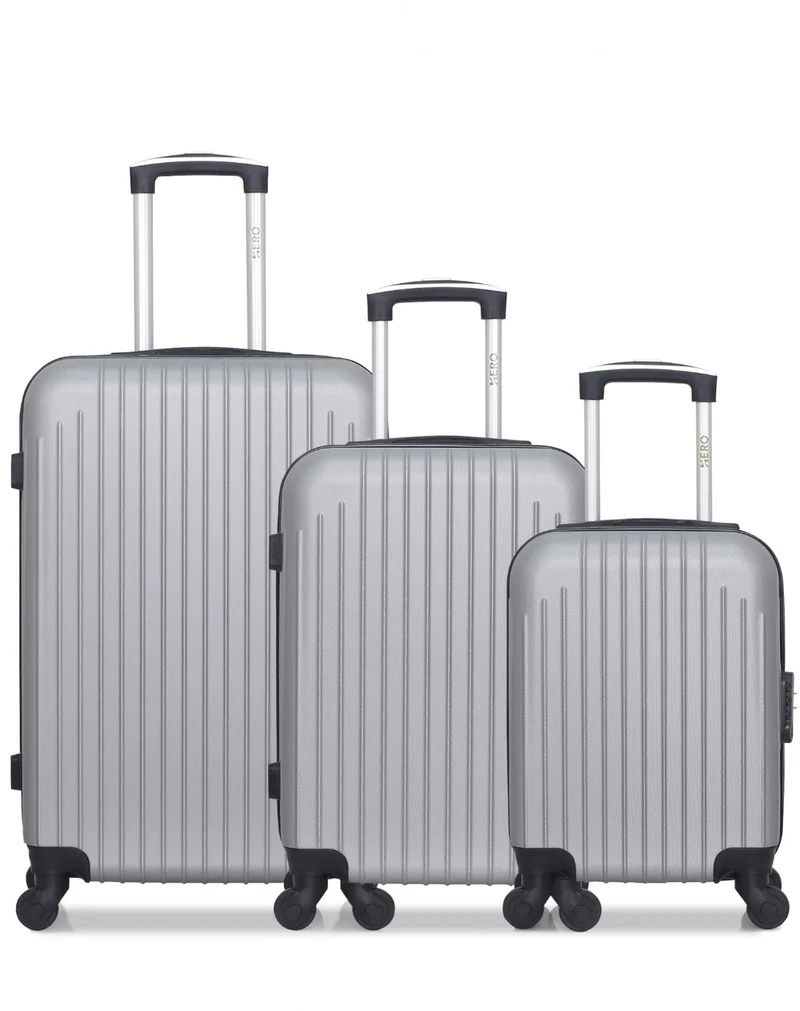 HERO – 3er-Pack: Mittelgroßer Koffer, Handgepäck und Handgepäck XXS CARPATES