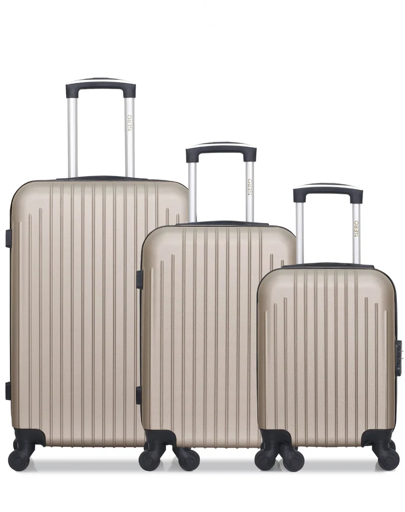 HERO – 3er-Pack: Mittelgroßer Koffer, Handgepäck und Handgepäck XXS CARPATES