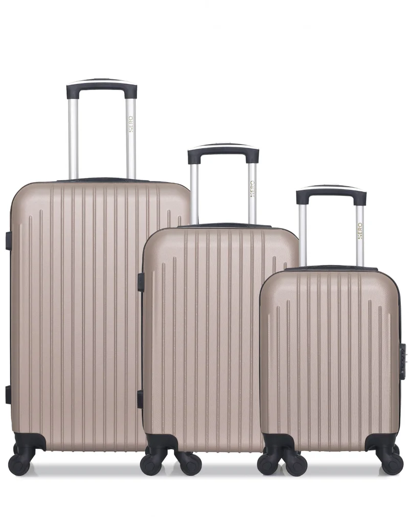 HERO – 3er-Pack: Mittelgroßer Koffer, Handgepäck und Handgepäck XXS CARPATES