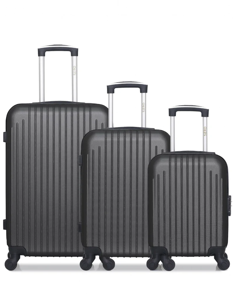 HERO – 3er-Pack: Mittelgroßer Koffer, Handgepäck und Handgepäck XXS CARPATES