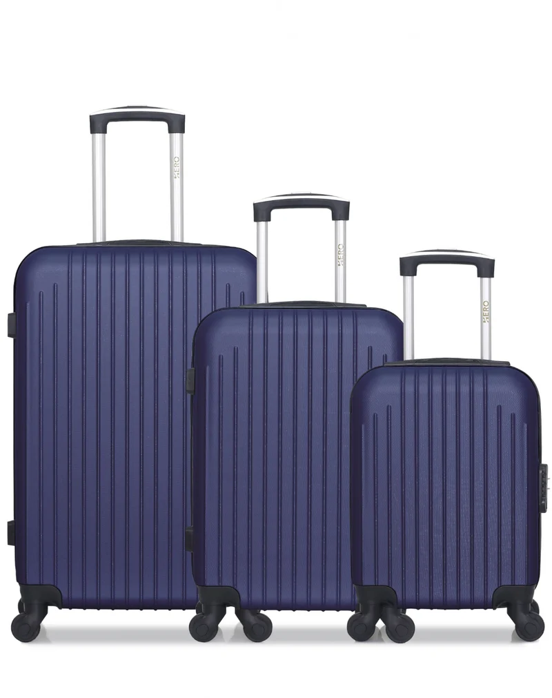 HERO – 3er-Pack: Mittelgroßer Koffer, Handgepäck und Handgepäck XXS CARPATES
