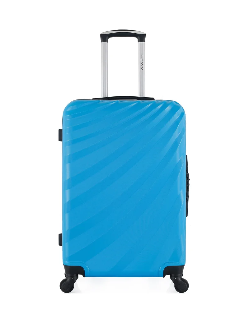 WAVE PARIS - 3er-Pack: Mittelgroßer Koffer, Handgepäck und Handgepäck XXS DANUBE