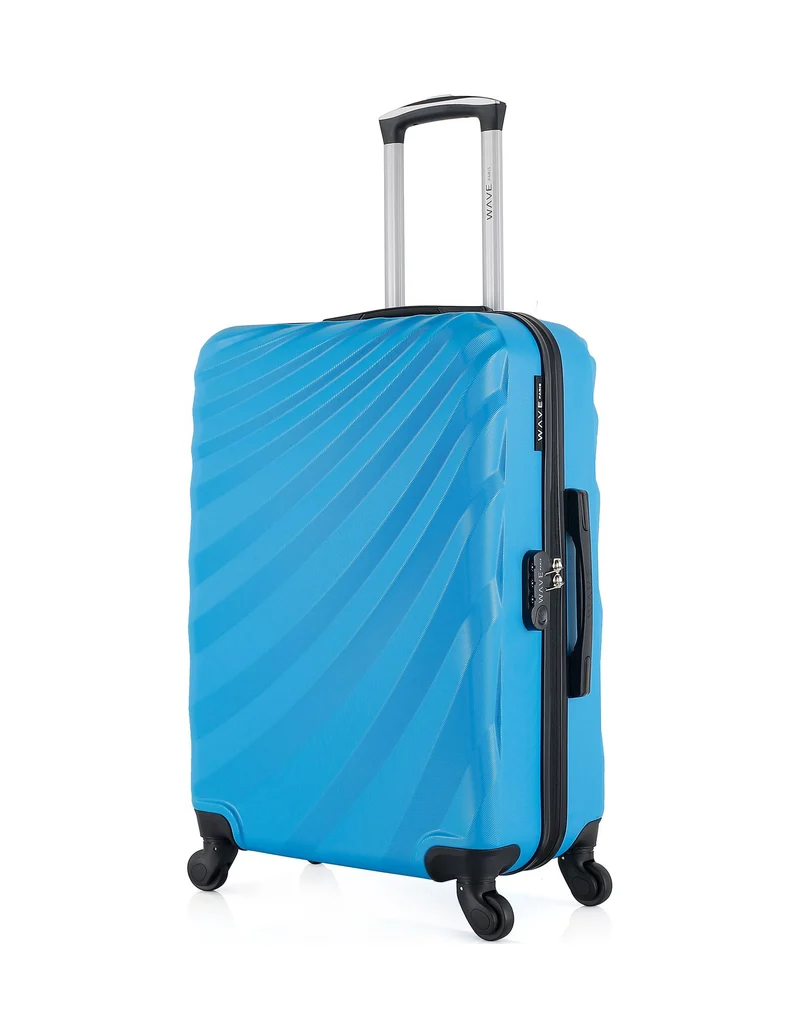 WAVE PARIS - 3er-Pack: Mittelgroßer Koffer, Handgepäck und Handgepäck XXS DANUBE